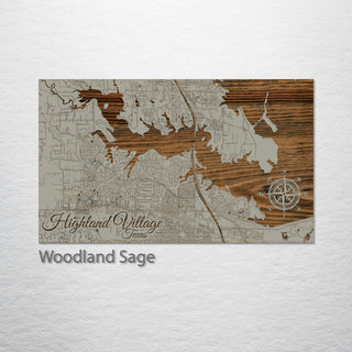 Highland Village, Texas Street Map