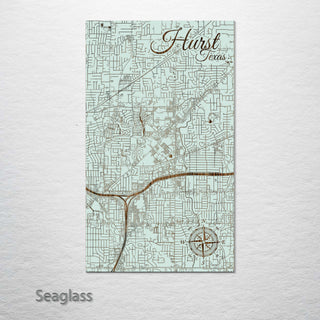 Hurst, Texas Street Map