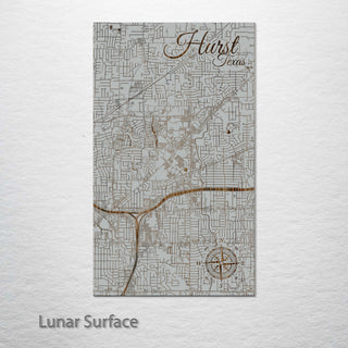 Hurst, Texas Street Map