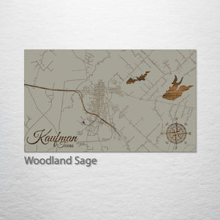 Kaufman, Texas Street Map