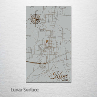 Keene, Texas Street Map