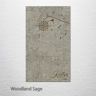 Keller, Texas Street Map