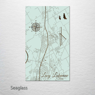Lacy-Lakeview, Texas Street Map