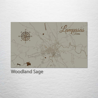Lampasas, Texas Street Map