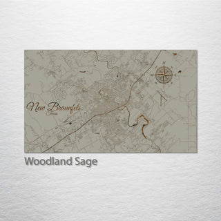 New Braunfels, Texas Street Map