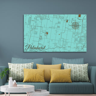 Palmhurst, Texas Street Map