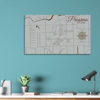 Progreso, Texas Street Map