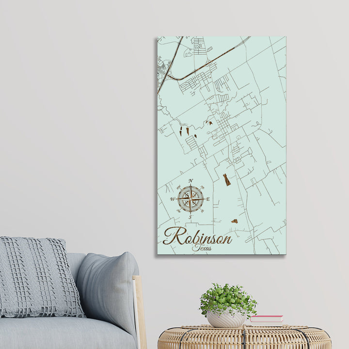 Robinson, Texas Street Map