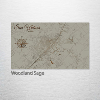 San Marcos, Texas Street Map