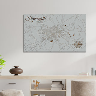 Stephenville, Texas Street Map