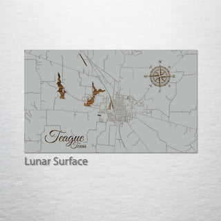 Teague, Texas Street Map