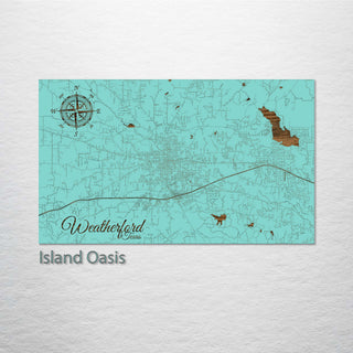 Weatherford, Texas Street Map