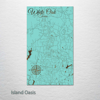 White Oak, Texas Street Map