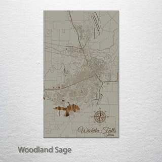 Wichita Falls, Texas Street Map