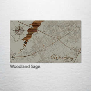 Woodway, Texas Street Map