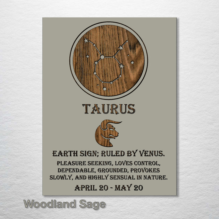 Taurus Zodiac - Fire & Pine