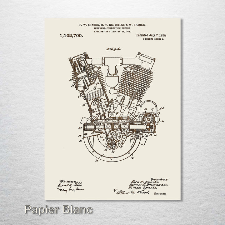 Twin Internal Combustion Engine - Fire & Pine