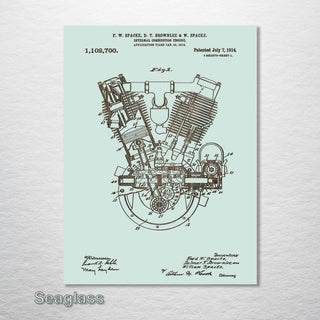 Twin Internal Combustion Engine - Fire & Pine