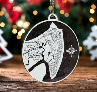 Exclusive - Tybee, GA Engraved Ornament