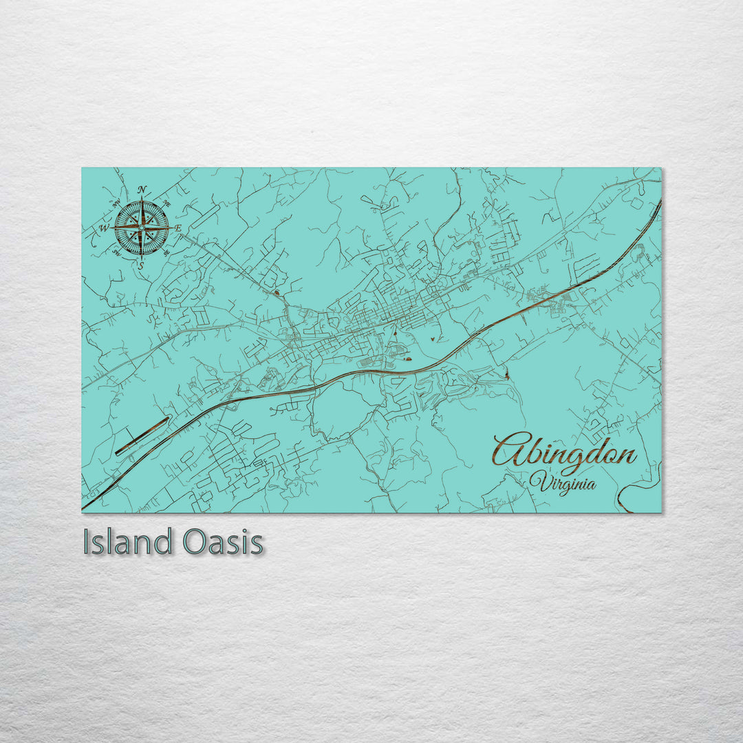 Abingdon, Virginia Street Map