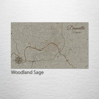 Danville, Virginia Street Map