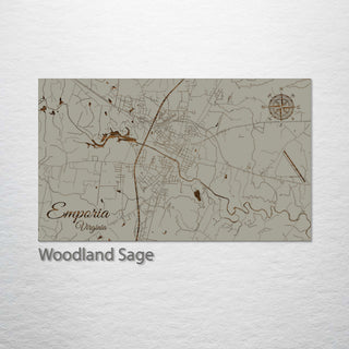 Emporia, Virginia Street Map