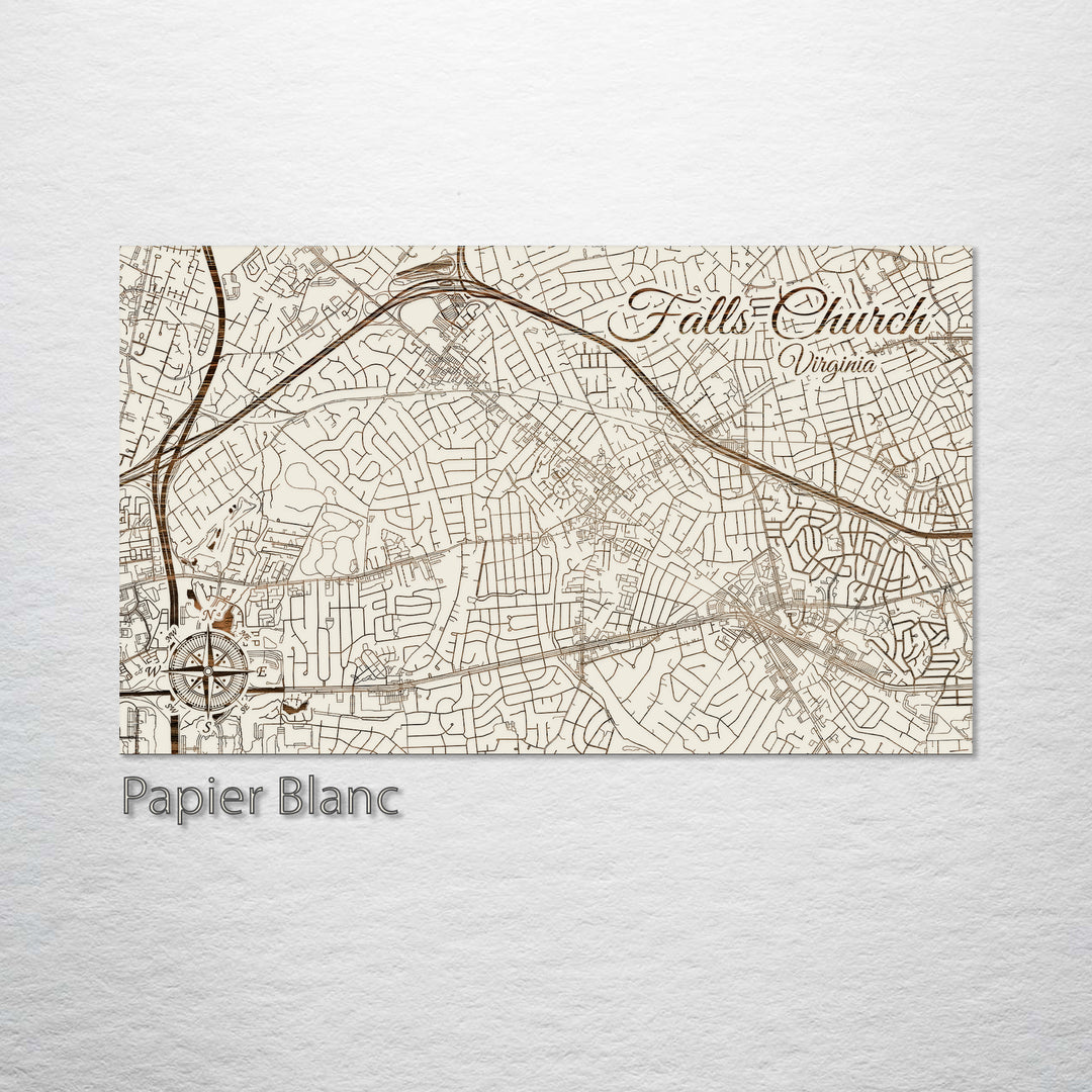 Falls Church, Virginia Street Map