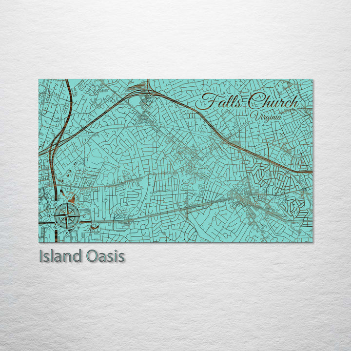 Falls Church, Virginia Street Map