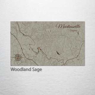 Martinsville, Virginia Street Map