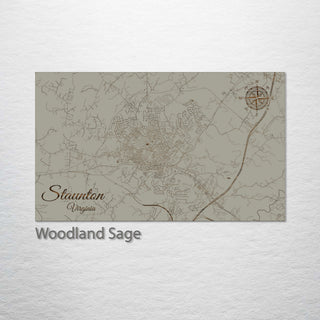 Staunton, Virginia Street Map
