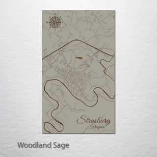 Strasburg, Virginia Street Map