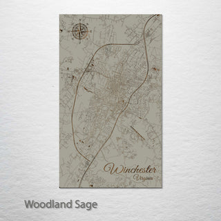 Winchester, Virginia Street Map