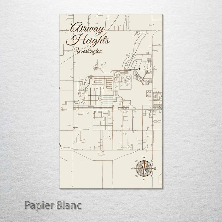 Airway Heights, Washington Street Map