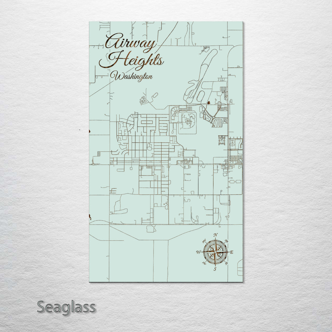Airway Heights, Washington Street Map