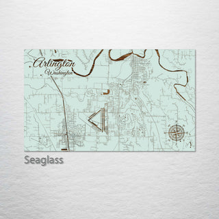 Arlington, Washington Street Map