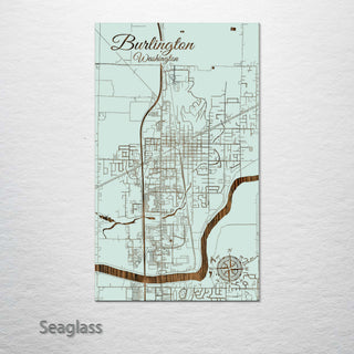 Burlington, Washington Street Map