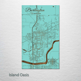 Burlington, Washington Street Map