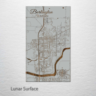 Burlington, Washington Street Map