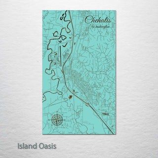 Chehalis, Washington Street Map