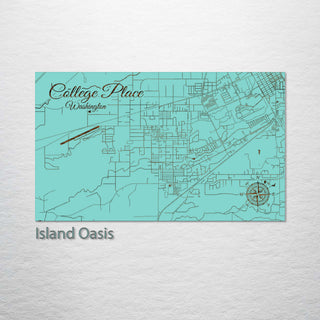 College Place, Washington Street Map