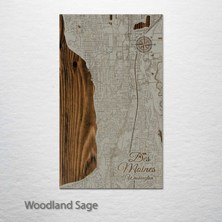 Des Moines, Washington Street Map