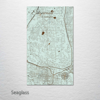 Edgewood, Washington Street Map