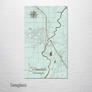 Ferndale, Washington Street Map