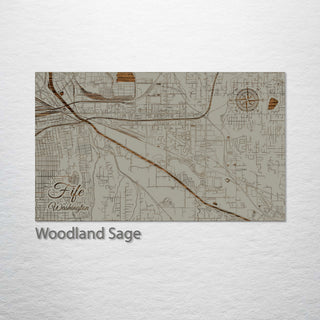Fife, Washington Street Map