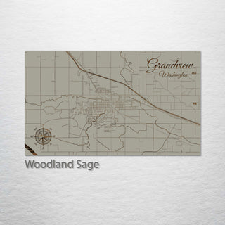 Grandview, Washington Street Map