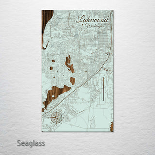 Lakewood, Washington Street Map