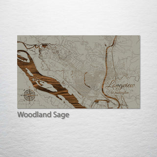 Longview, Washington Street Map