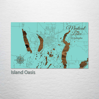 Medical Lake, Washington Street Map