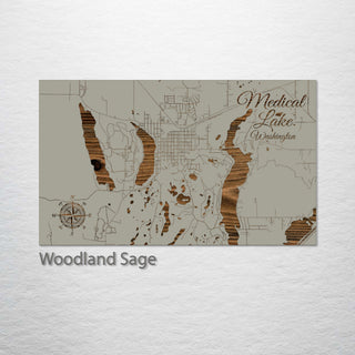 Medical Lake, Washington Street Map