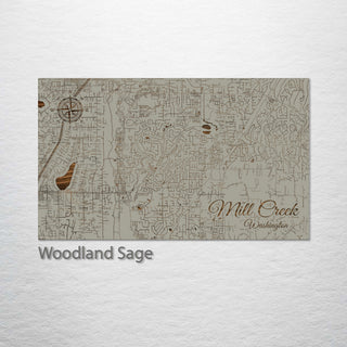 Mill Creek, Washington Street Map